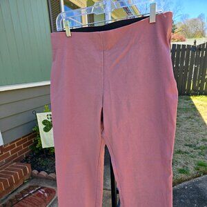Rose Mauve Stretch Pants - A New Day - Side zip